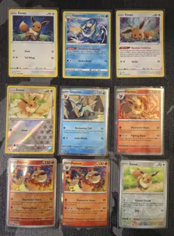Lot Of 54 Pokemon Eeveelutions Cards Eevee Line - Image 5