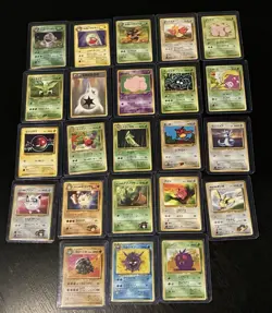 1996 Pocket Monsters Pokemon LOT 23 cards ALL IN TOP LOADERS - Image 1