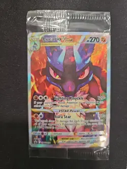 Lucario VSTAR SWSH291 SWSH: Sword & Shield Promo Cards Holo Sealed - Image 1