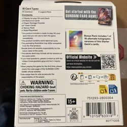 Bandai Namco Gundam Card Game Zeon's Rush Starter Deck ST03 English - Image 2