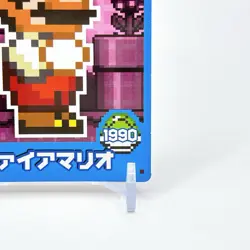 Super Mario World card Fire Mario Nintendo Top Anime Game Vintage Japan TCG F/S - Image 4