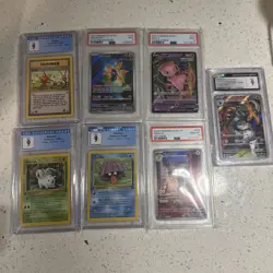 Pokemon Mixed Vintage/Japanese and English Slabs Cards - Image 1