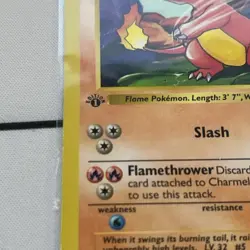 Pokemon Cards: Base Set 1st Edition Uncommon: Charmeleon 24/102 - Image 4