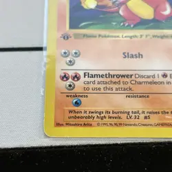 Pokemon Cards: Base Set 1st Edition Uncommon: Charmeleon 24/102 - Image 5