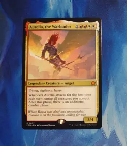 Aurelia, the Warleader Foundations Regular NM Magic The Gathering - Image 1