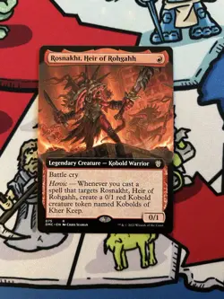 Rosnakht, Heir of Rohgahh x1 Mtg Extended Art Dominaria United Commander - Image 1