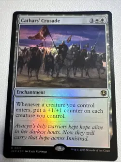 Cathars' Crusade (NM Foil) INR-0017 Rare MTG - Image 1