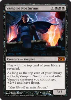 1x Vampire Nocturnus Near Mint MTG Magic - Kid Icarus - - Image 1