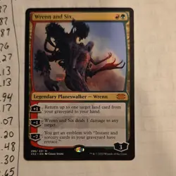 Wrenn and Six Double Masters 2022 Mythic Planeswalker Red Green Wizards English - Image 1
