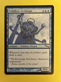 Vedalken Archmage Mirrodin Regular Rare #55 Magic The Gathering MTG - Image 1