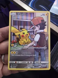 Pokemon TCG Pikachu Card #241/236 Cosmic Eclipse Secret Rare - Image 1