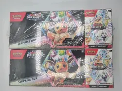 NEW Sam's Club Pokemon Prismatic Evolutions Surprise Box Booster Bundle Lot x2 - Image 3
