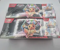 NEW Sam's Club Pokemon Prismatic Evolutions Surprise Box Booster Bundle Lot x2 - Image 4