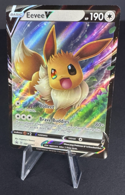 Eevee V SWSH065 Holo - SWSH: Sword & Shield Black Star Promos - Pokemon TCG - NM - Image 3