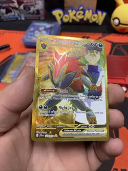 Pokemon TCG 2025 Journey Together N’S ZOROARK EX 189/159 GOLD Full Art MINT - Image 3