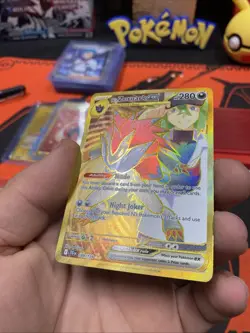 Pokemon TCG 2025 Journey Together N’S ZOROARK EX 189/159 GOLD Full Art MINT - Image 4