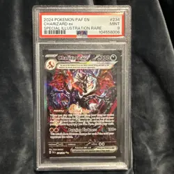 Pokemon TCG Charizard EX Sir Paldean Fates 234/091 Full Art Secret Rare Card - Image 1