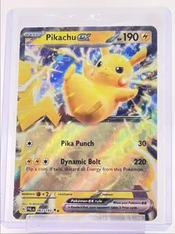 PIKACHU EX 2023 POKEMON S&V PALDEA EVOLVED DOUBLE RARE HOLO 063/193 Q1652 - Image 1