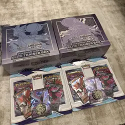 Chilling Reign Pokemon Center Error ETB Set Plus Rare Replacement Packs - Image 1