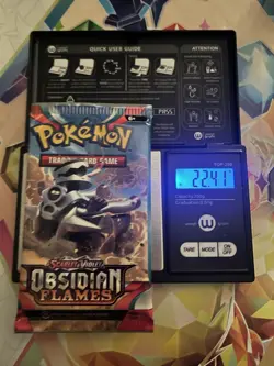 VERY HEAVY! 22.41 Gram Obsidian Flames Pokemon TCG Factory Sealed Booster Pack! - Image 1