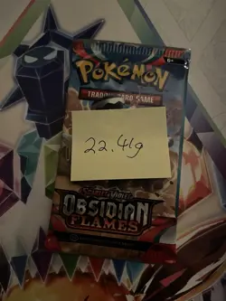 VERY HEAVY! 22.41 Gram Obsidian Flames Pokemon TCG Factory Sealed Booster Pack! - Image 2