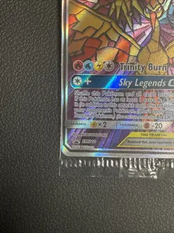 Pokemon TCG Moltres Zapdos Articuno GX SM210 Stained Glass Promos Holo Sealed - Image 5