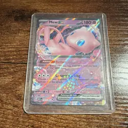 Pokemon Mew EX 151/165 Basic Psychic Holo 180 HP 5ban Graphics Pokemon TCG - Image 1