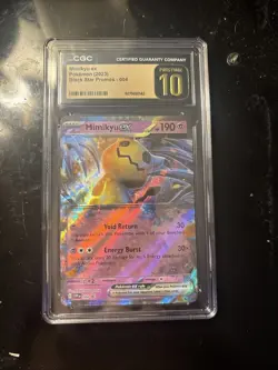 Pokemon TCG Mimikyu EX #004 Holo Black Star Promo Scarlet & Violet 2023 CGC 10 - Image 1