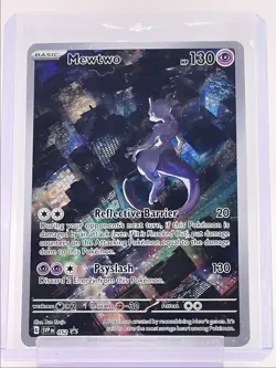 MEWTWO 2023 POKEMON SCARLET & VIOLET 151 BLACK STAR PROMO #052 Q1652 - Image 1