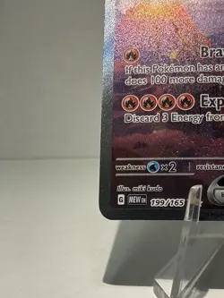 Pokemon Charizard EX 199/165 Scarlet & Violet 151 Special Illustration Rare Holo - Image 3