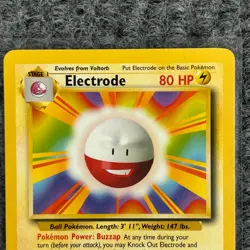 Vintage Pokemon Base Set Electrode 21/102 Rare NM - Image 3