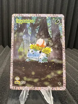 Ivysauro (Ivysaur) 30/69 - Dittomon Base Set First Edition Fan Art Pokemon - Image 1