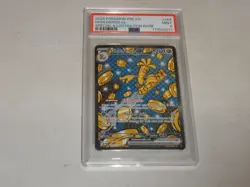 2025 Pokemon PRE EN Special Illustration Rare #164 Gholdengo ex PSA 9 MINT - Image 1