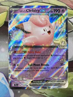 Pokemon TCG Lillie's Clefairy EX 56/159 Double Rare Journey Together - Image 1