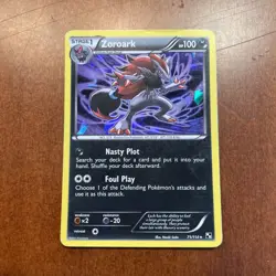 Pokemon TCG Zoroark [Cracked Ice] Holo Rare BW Base Set 71/114 - Image 1