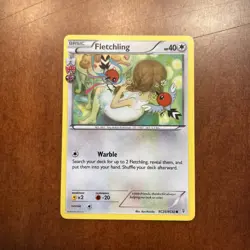 Pokemon TCG Fletchling Generations RC25/32 Regular Common Card - Image 1
