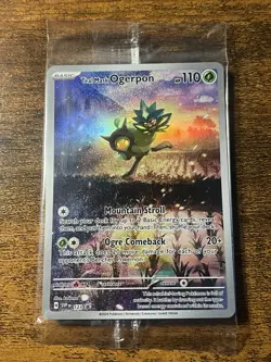 Pokemon Teal Mask Ogerpon Sealed Twilight Masquerade Promo #123 - Image 1