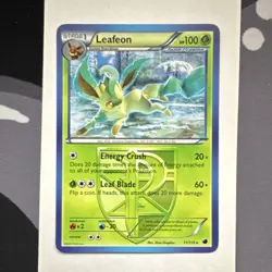 Pokemon Leafeon 11/116 Plasma Freeze Rare Regular Team Plasma Stage 1 100 HP - Image 1