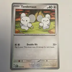 Pokemon TCG Tandemaus 013/015 McDonald's Promo 2023 - Image 1