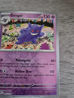 2023 Pokemon Scarlet & Violet 151 Gengar Reverse Holos #094/165 - Image 1