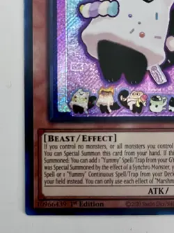 Yu-Gi-Oh! Marshmao Yummy Secret Rare DOOD-EN024 1st Edition (NM) 🔥🔥 - Image 3
