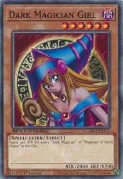 Yugioh - Dark Magician Girl - 1st Edition - NM - Free Holographic Card - Image 1