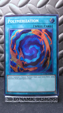 | Yugioh Polymerization LCKC-EN026 Secret Legendary Collection Kaiba NM 🔥 | - Image 1