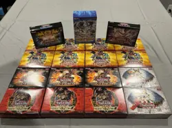Yu-Gi-Oh! Mini Booster Box Lot Of 19 - EMPTY BOXES - Image 1