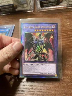 YuGiOh! Red-Eyes Dark Dragoon RA02-EN021 Prismatic Ultimate Rare 1st Ed NM - Image 1