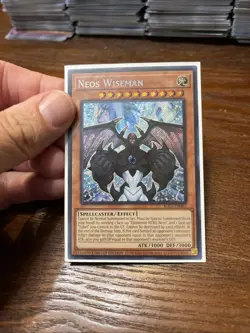 Neos Wiseman Limited Edition Secret Rare BLC1-EN007 Yu-Gi-Oh! - Image 1
