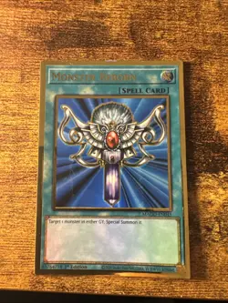 Yugioh Monster Reborn MAGO-EN045 Gold Rare 1st Ed MP - Image 1