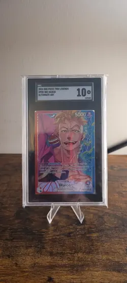 One Piece Marco Alternate Art Leader OP08-002 SGC 10 Two Legends 2024 - Image 1
