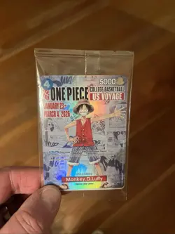 Monkey.D.Luffy (055) (College Basketball US Voyage) P-055 One Piece Promotion - Image 1