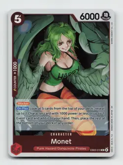 Monet R Extra Booster: One Piece Heroines Edition EB03-010 NMFoil - Image 1
